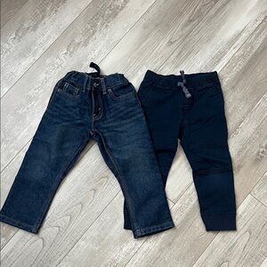 Levi's Kids Dark Blue and Black Jeans